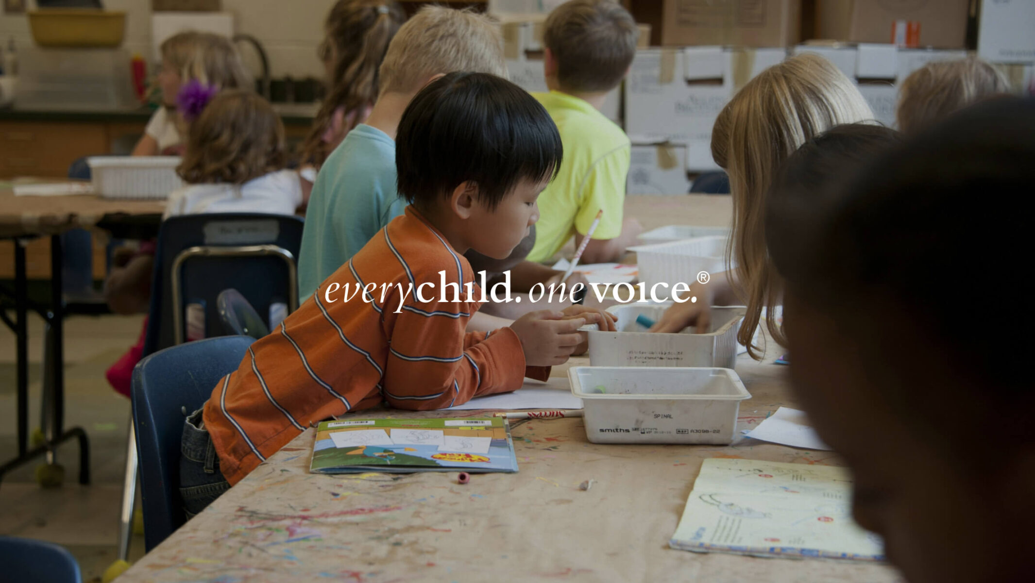 California State PTA website featuring children learning together in a classroom.